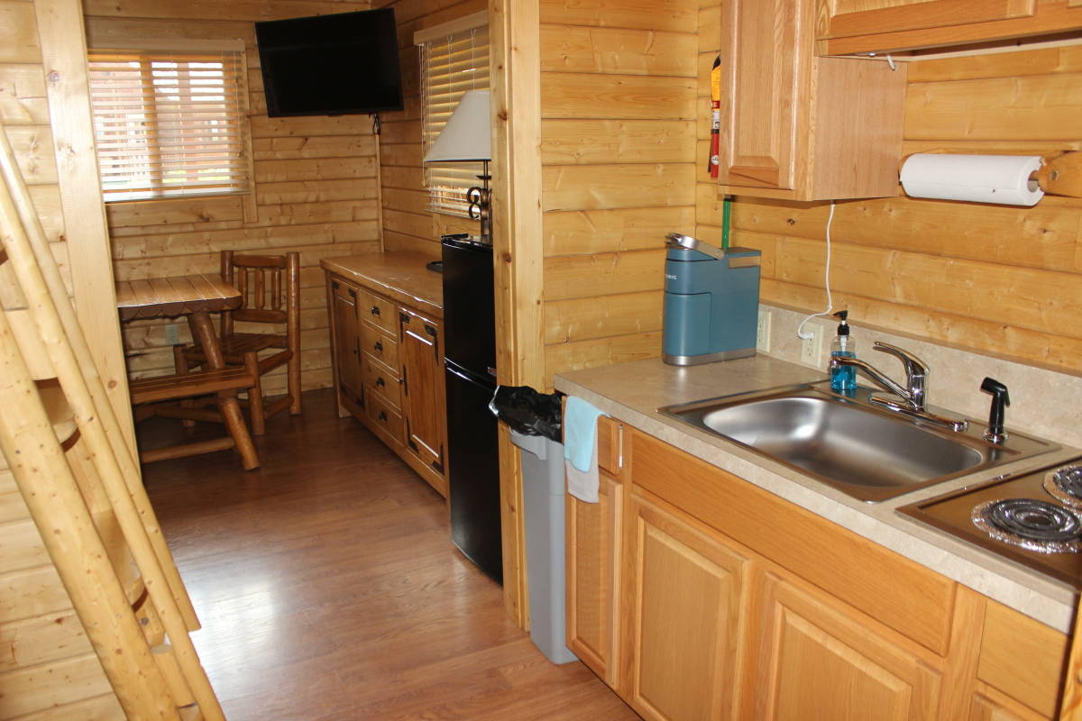 Large cabin kitchenette 