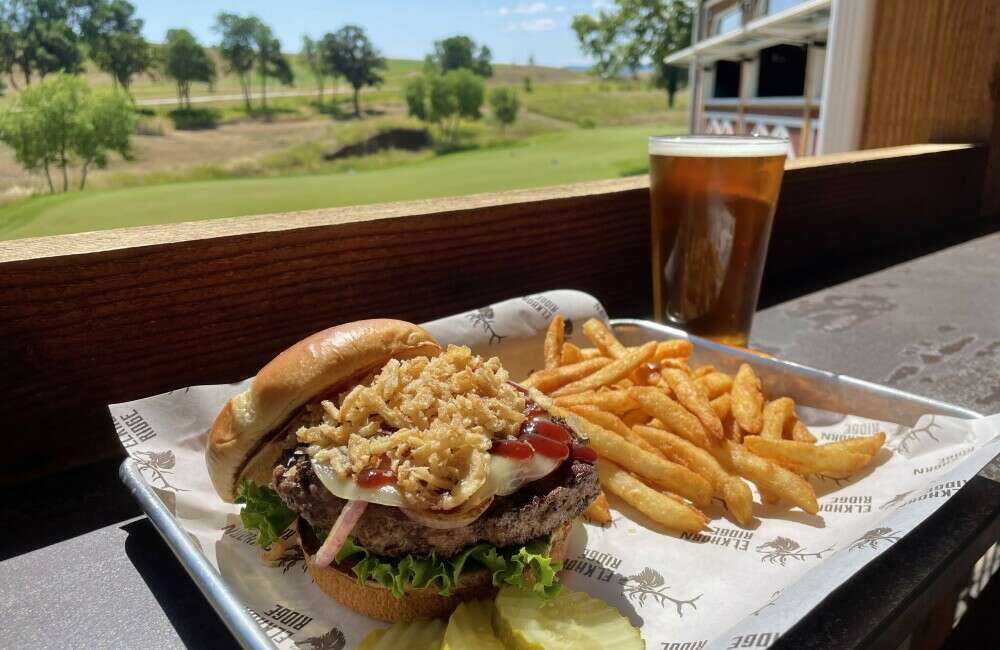 elk burger