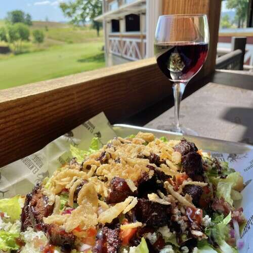 Steak tip salad